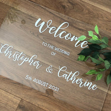 Load image into Gallery viewer, Welcome sign with a range of finishes available!