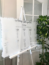 Load image into Gallery viewer, Wedding seating plan. Standard or large size available
